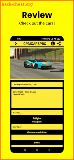 CPMCARS screenshot