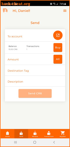 CR8 Wallet screenshot