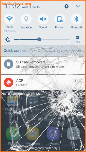 Crack your Mobile Screen prank screenshot