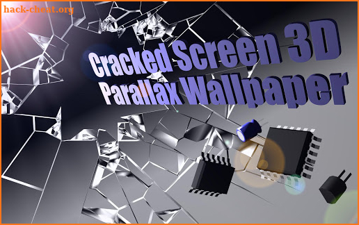 Cracked Screen Gyro 3D Parallax Wallpaper HD screenshot