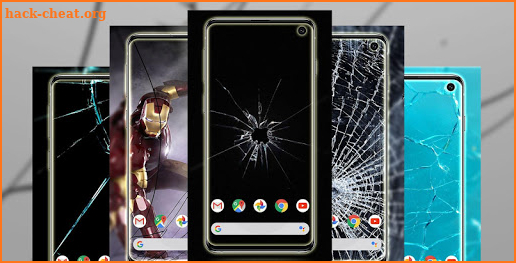 Cracked Screen Wallpaper | Prank Background screenshot