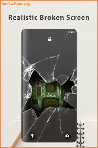 Cracked Screen Wallpaper | Prank Screen Background screenshot