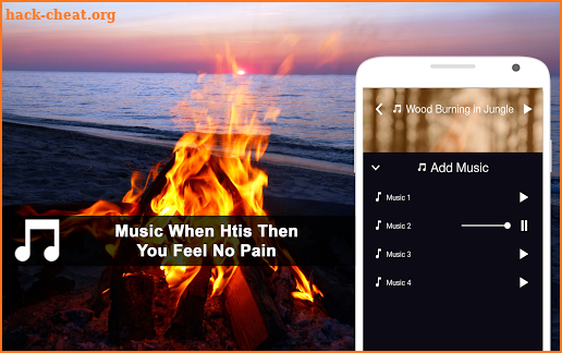 Crackling Fire Sounds: Relaxing Fireplace HD screenshot