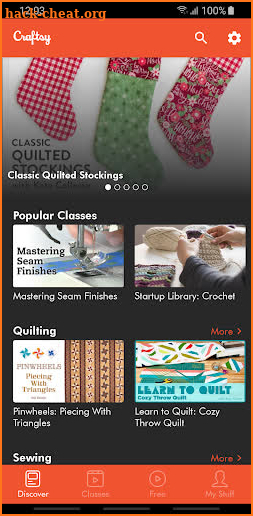 Craftsy screenshot