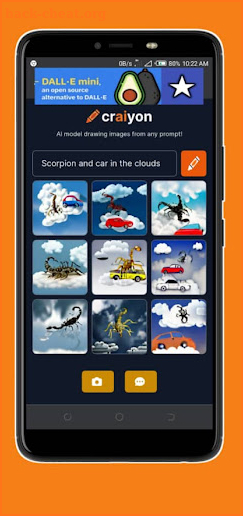 Craiyon App screenshot