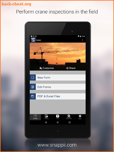 Crane Inspection App screenshot