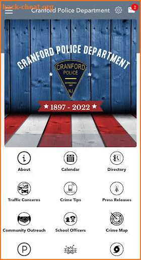 Cranford Police Department screenshot