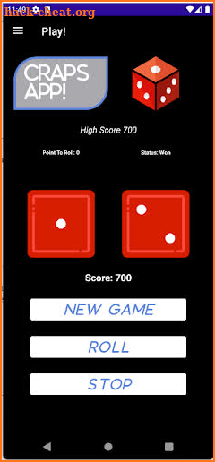 Craps App screenshot