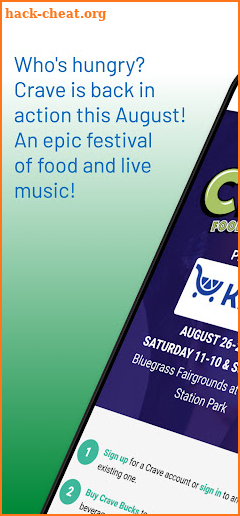 Crave food + music Festival screenshot