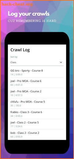 Crawl Scorekeeper by So Dialed screenshot