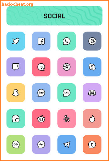 Crayon Adaptive IconPack screenshot