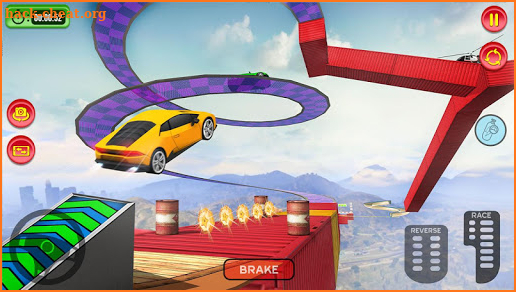 Crazy Car Driving Simulator: Impossible Sky Tracks screenshot