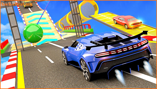 Crazy Car Sky Stunts Impossible Tracks Car Racing screenshot