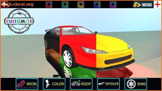 Crazy Car Sky Stunts Impossible Tracks Car Racing screenshot