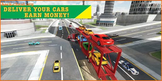 Crazy Car Transporter Truck Driver screenshot