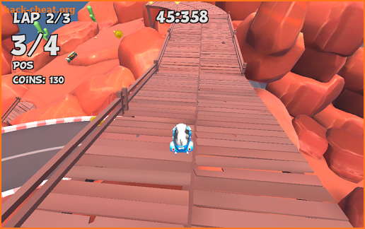 Crazy Cat Rush Racing Run Kitty Craft screenshot