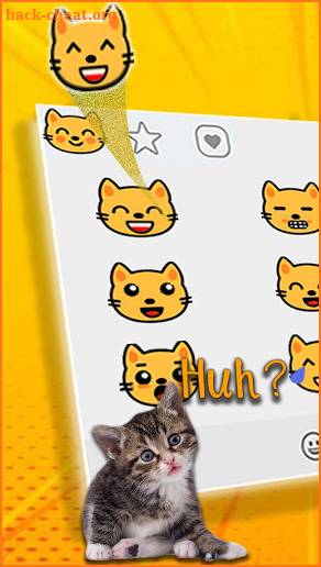 Crazy Cats Emoji Stickers screenshot