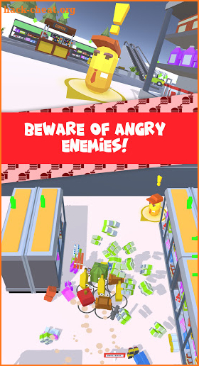 Crazy Food: Supermarket escape screenshot