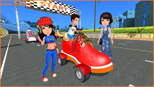 Crazy Fun Race 3D Super Hero Team Racing screenshot