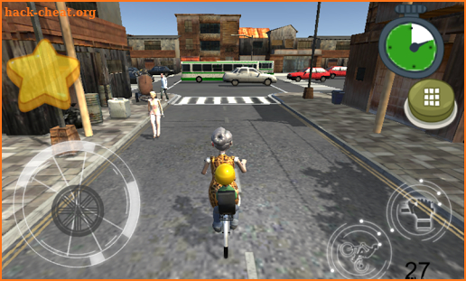 Crazy Granny - BMX Impossible mission Stunts screenshot