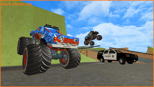 Crazy Monster Truck; Amusing Skatepark screenshot