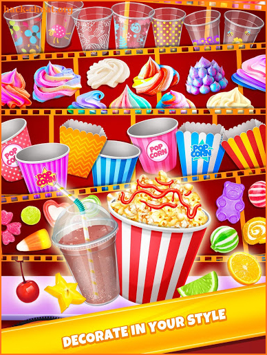 Crazy Movie Night Food Party - Make Popcorn & Soda screenshot