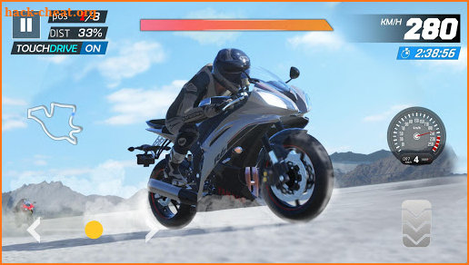 Crazy Racing Moto 3D screenshot