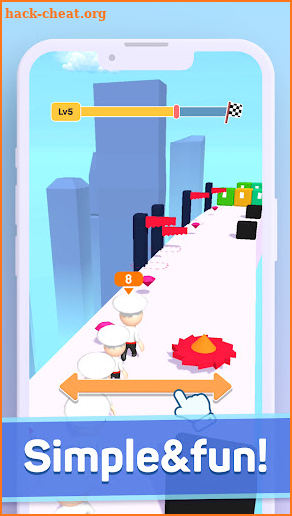 Crazy Run 3D - Gem Party screenshot