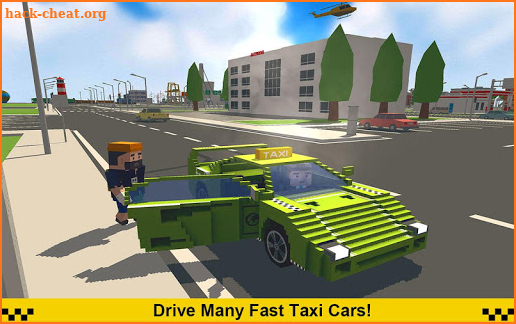 Crazy Taxi Driver: American Blocky Cab screenshot