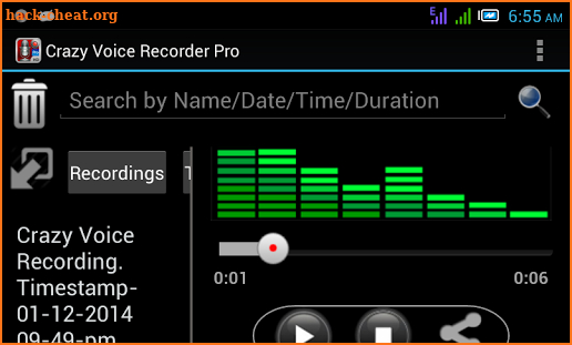 Crazy Voice Recorder screenshot