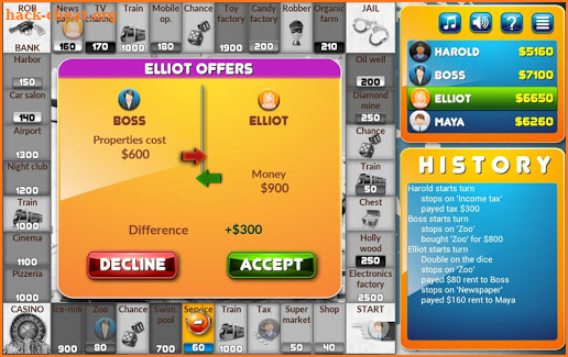 CrazyPoly - Business Dice Game screenshot