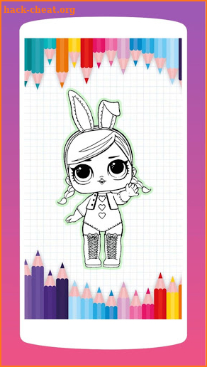 Creative Coloring Lol Dolls screenshot