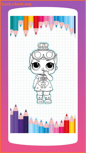 Creative Coloring Lol Dolls screenshot