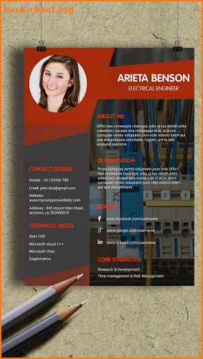 Creative Resume Maker & CV Maker Templates screenshot