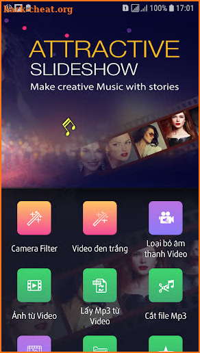 Creative Slideshow Music with Stories screenshot