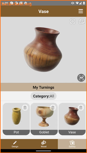 Creative Woodturner AR screenshot