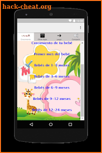 Crecimiento y Desarrollo de tu Bebé screenshot