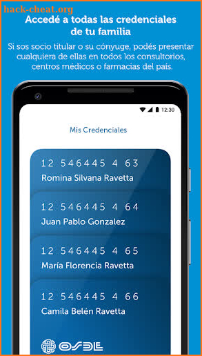 Credencial Digital OSDE screenshot