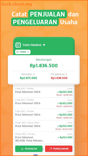 CrediBook - Catatan Keuangan Usaha dan Pembukuan screenshot