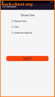 Credit Card Cvv Generator screenshot