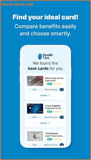 Credit Card Finder screenshot