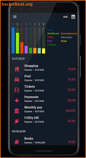 Credit Card Manager screenshot