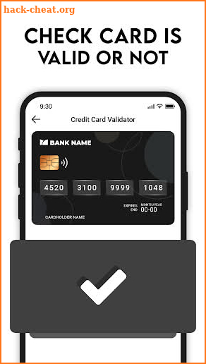 Credit Card Number Validator screenshot