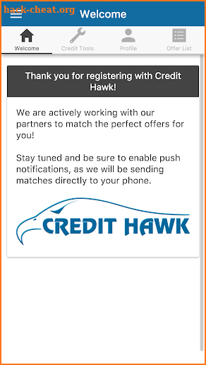 Credit Hawk screenshot