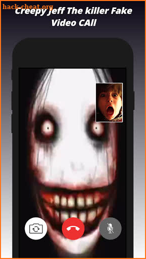 Creepy Jeff The Killer Pank Video Call screenshot