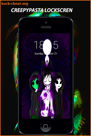 creepypasta lockscreen screenshot