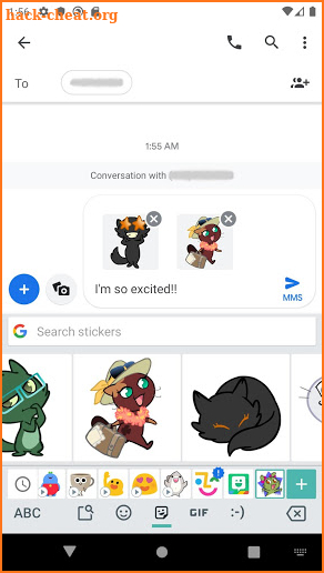 Créu Cat Animated Stickers screenshot