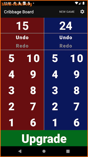 Cribbage Board screenshot