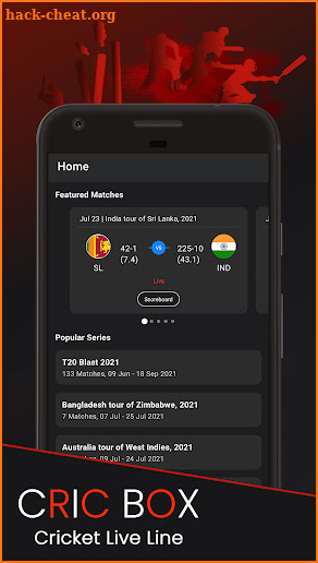 CricBox Fast Cricket Live Line screenshot