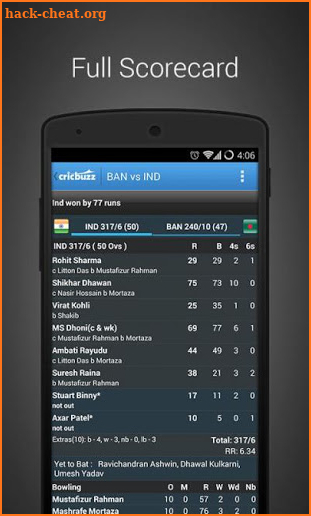 Cricbuzz  - Live Cricket Score screenshot